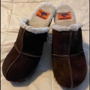Rocket Dog chocolate brown Clogs